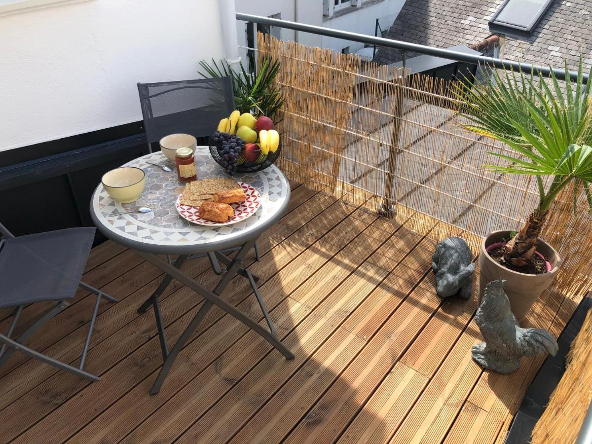 Appartement Centre-Ville Avec Terrasse Rustique ヴァンヌ エクステリア 写真
